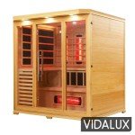 Solara Full Spectrum 4-5 Person Bench Sauna