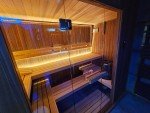 Custom Indoor Wooden Sauna for Home Use