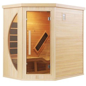 2-Person Corner Far Infrared Indoor Sauna