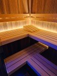 Custom Indoor Wooden Sauna for Home Use