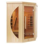 2-Person Corner Far Infrared Indoor Sauna