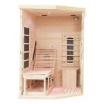 2-Person Corner Far Infrared Indoor Sauna