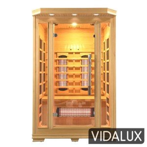 2-Person Infrared Sauna with Full Spectrum Heaters