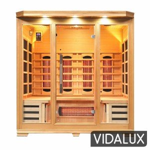 Vidalux 4-Person Infrared Sauna with Nano Carbon Heaters