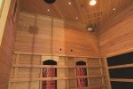 Vidalux 3-Person Corner Infrared Sauna with Carbon Heaters