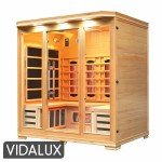 Vidalux 4-Person Infrared Sauna with Nano Carbon Heaters