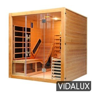 Vidalux 2-3 Person Hybrid Bench Sauna