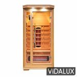 Vidalux Solara One-Person Full Spectrum Infrared Sauna