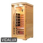 Vidalux Solara One-Person Full Spectrum Infrared Sauna