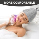 Bettinay Comfortable Felt Sauna Hats - 3 Pack