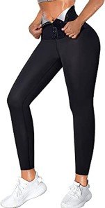 Chumian Women's High Waist Sauna Sweat Pants