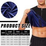 Men's Sauna Sweat Suit T-Shirt for Weight Loss