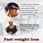 Men's Sauna Sweat Vest for Weight Loss Training