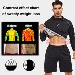 Men's Sauna Jacket with Long Sleeves and Zip
