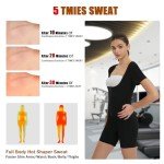 Women's Full Body Sauna Suit for Weight Loss