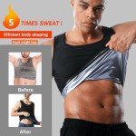 Men's Sauna Suit Sweat Vest for Weight Loss