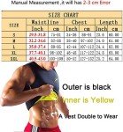 NINGMI Men's Neoprene Sauna Sweat Vest