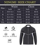 Men's Long Sleeve Sauna Jacket for Workouts