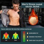 Men's Velssut Sauna Jacket - Slimming Workout Top