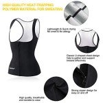 Junlan Women's Sauna Suit Waist Trainer Vest - Black
