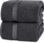 Utopia Jumbo Bath Sheets - 100% Cotton (2 Pack)