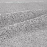 Soft 100% Cotton Bath Towels in Grey - 2-Pack