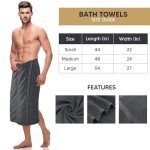 Soft Cotton Bath Towels Set - 4 Pieces (Grey)