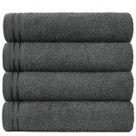 Extra Soft Egyptian Cotton Bath Towel Set - 4 Pack