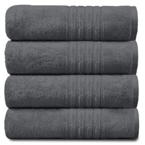 Charcoal Jumbo Bath Sheets - 100% Egyptian Cotton