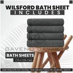 Extra Soft Egyptian Cotton Bath Towel Set - 4 Pack