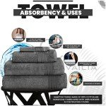 Charcoal Jumbo Bath Sheets - 100% Egyptian Cotton