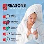 Ultra Soft Cotton Bath Towels Set of 2