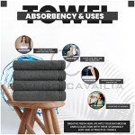 Extra Soft Egyptian Cotton Bath Towel Set - 4 Pack