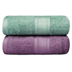 Yoofoss Extra Large Bamboo Bath Towels - 2 Pack