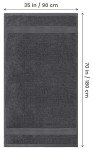 Utopia Jumbo Bath Towels 2-Pack - Extra Large