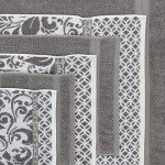Trefoil Filigree 6-Piece Cotton Towel Set