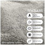 Boston 8-Piece Cotton Towel Set in Silver