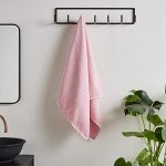 Pink Quick Dry Cotton Bath Towel by Catherine Lansfield