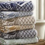 Trefoil Filigree 6-Piece Cotton Towel Set