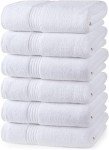 Premium Cotton Hand Towels - Ultra Soft 6-Pack