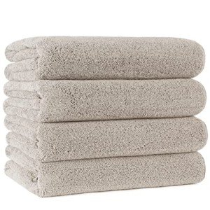 Quick Dry Lint-Free Microfiber Sauna Towels - 4 Pack