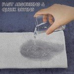 Super Soft & Absorbent Gray Bath Towel Set