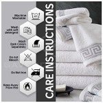 8-Piece Egyptian Cotton Towel Set - White