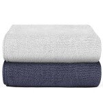 Super Soft & Absorbent Gray Bath Towel Set