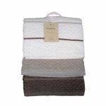 Nutmeg Grey Chevron Terry Towels - Set of 3