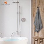 4-Pack Egyptian Cotton Bath Towels - Grey