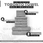 10-Piece Quick Dry Cotton Towel Set