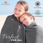 4-Pack Egyptian Cotton Bath Towels - Grey