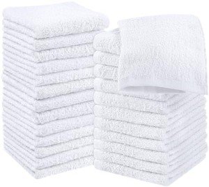 Utopia Cotton Washcloths Set - 24 Pack