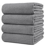 Oversized Quick-Dry Microfibre Bath Towels - 4 Pack